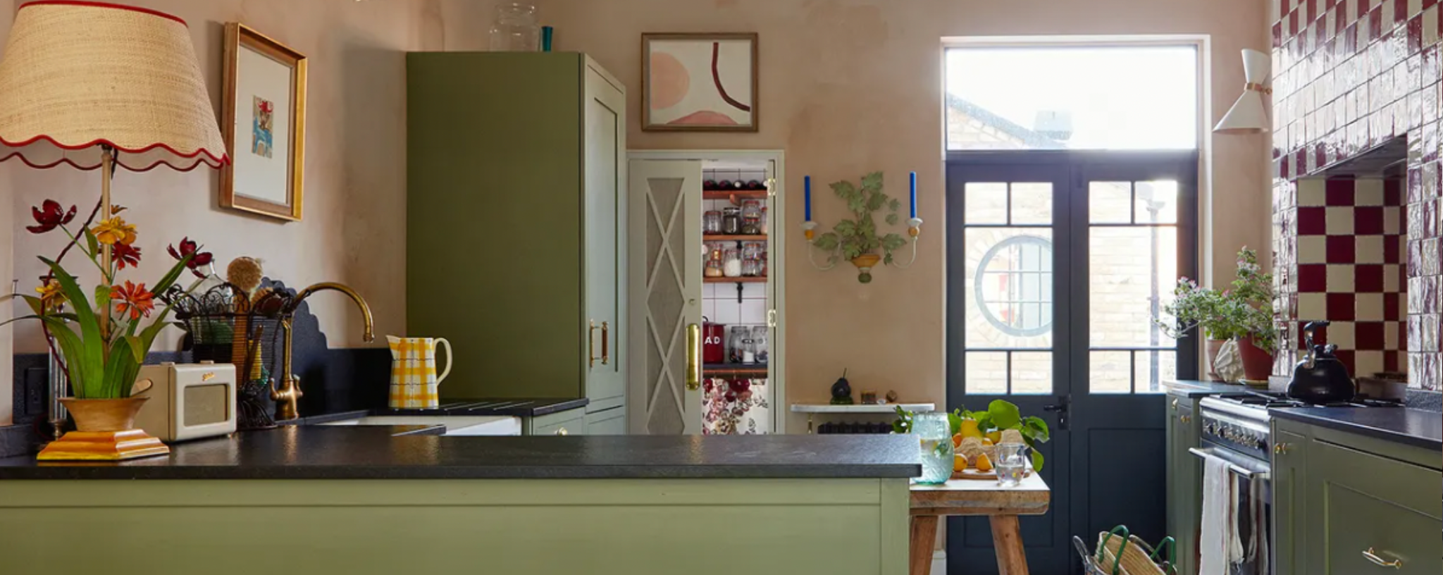 AOAR: Matilda Gould’s Green and Pink Kitchen
